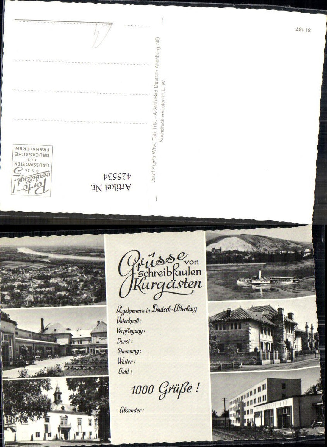 Alte Ansichtskarte – Old Postcard