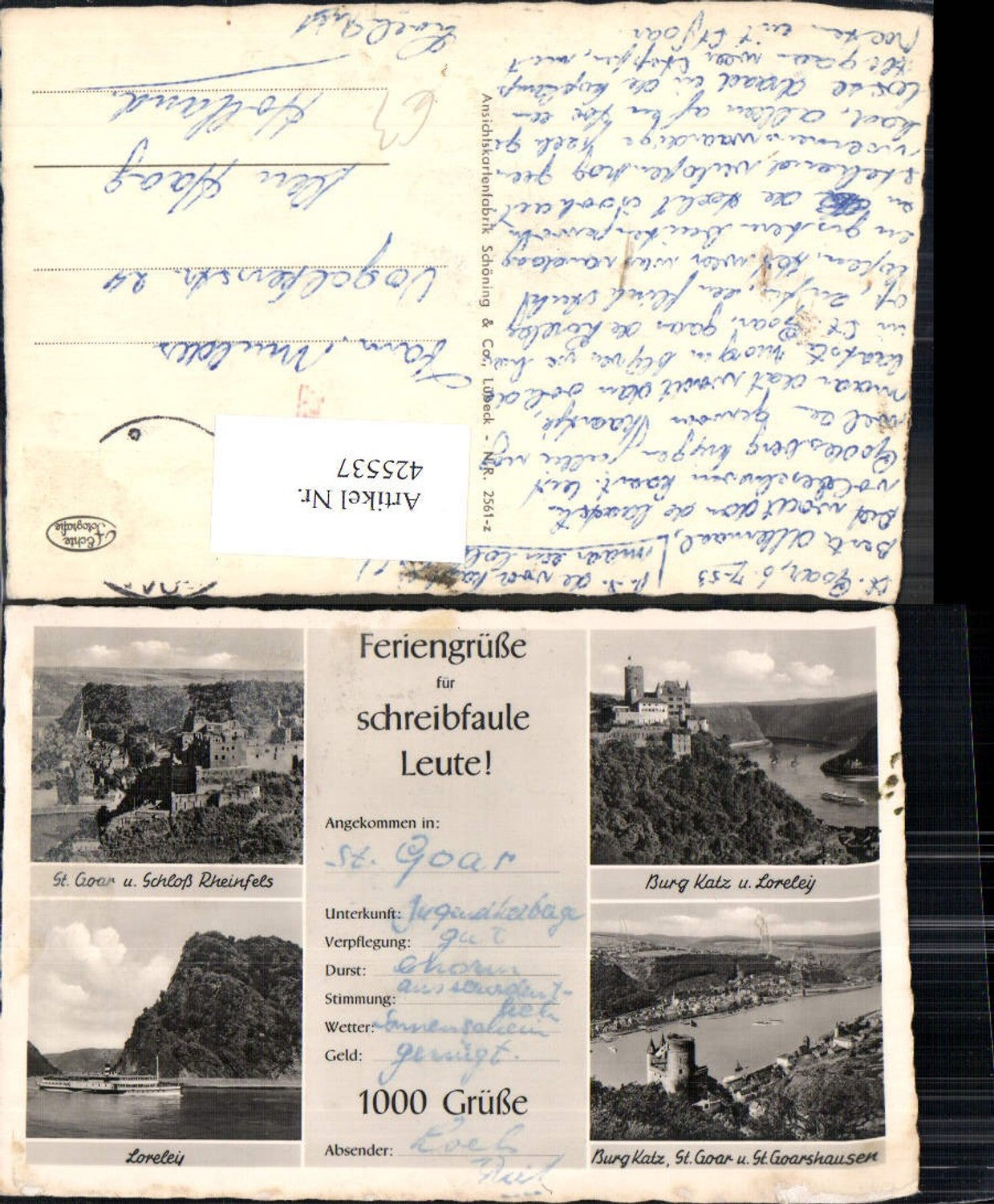 Alte Ansichtskarte – Old Postcard