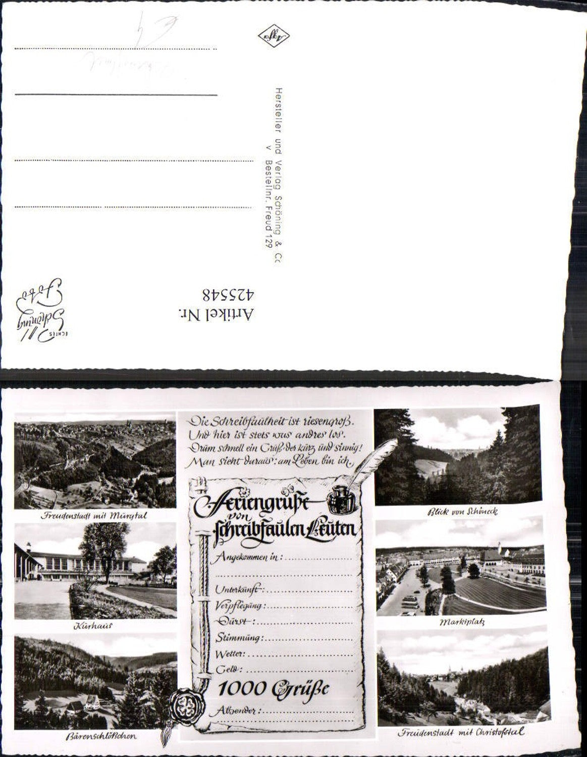 Alte Ansichtskarte – Old Postcard