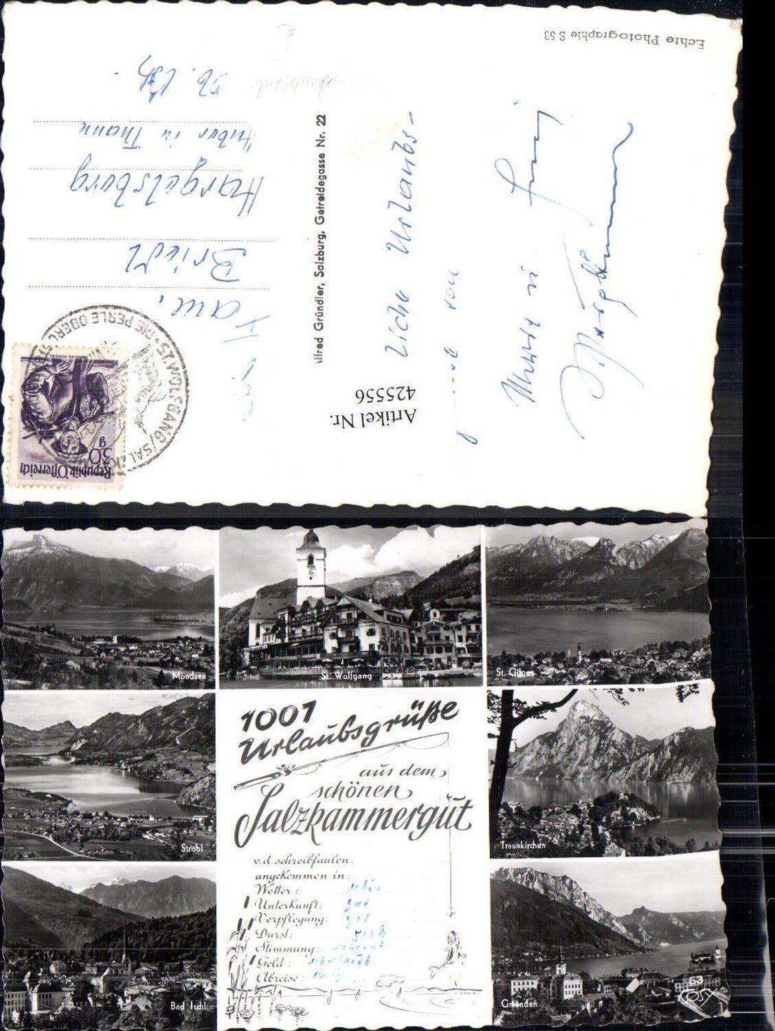 Alte Ansichtskarte – Old Postcard