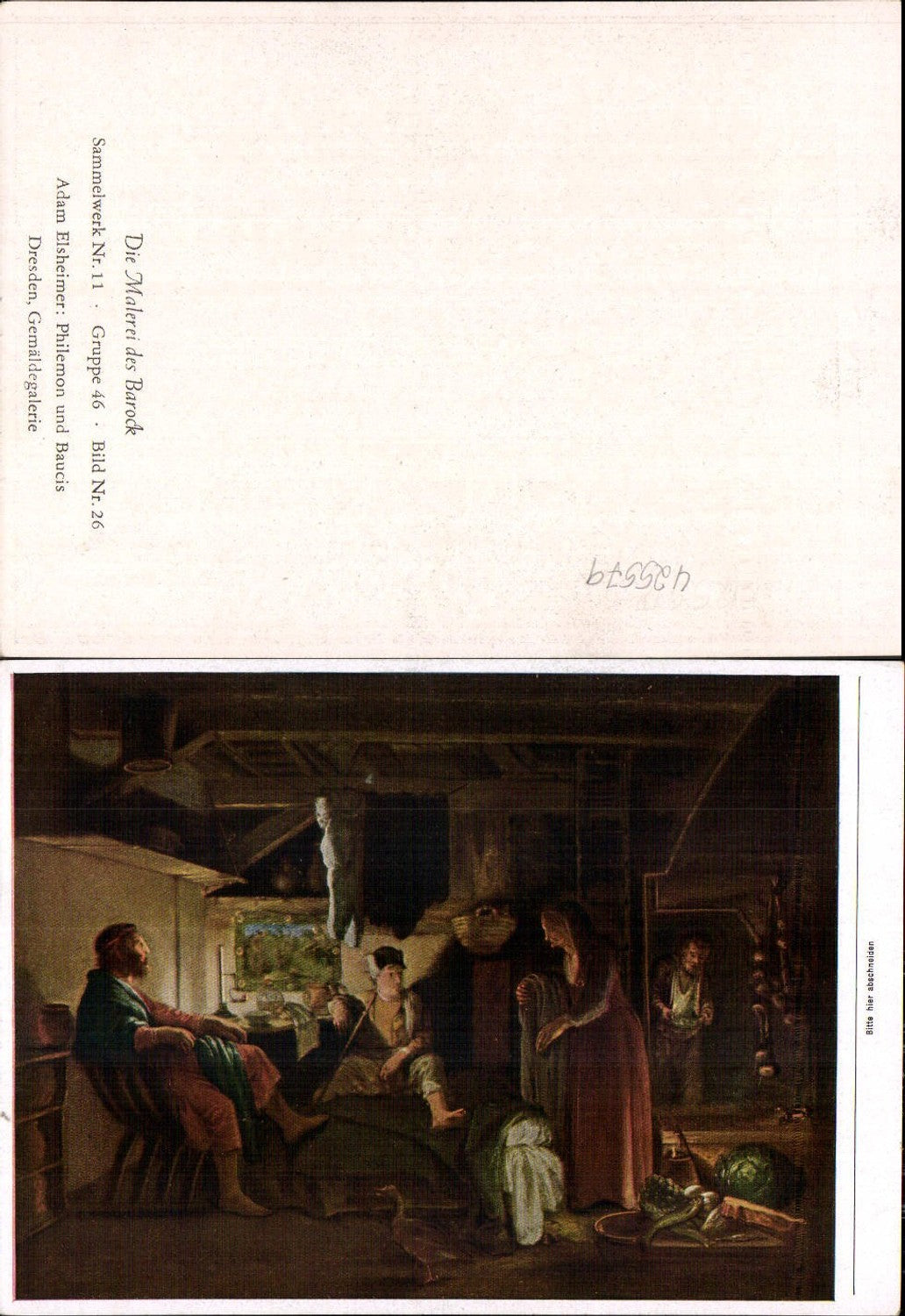 425579,Künstler Ak Adam Elsheimer Philomon u. Baucis Barock