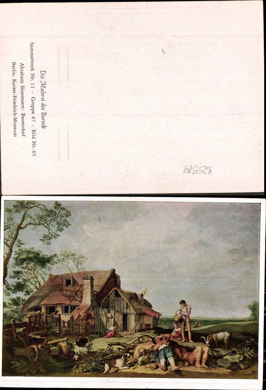 425589,Künstler Ak Abraham Bloemaert Bauernhof Landwirtschaft Barock