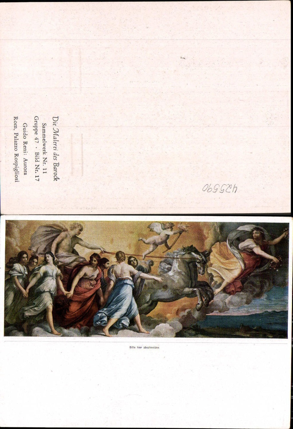 425590,Künstler Ak Guido Reni Aurora Engel Barock