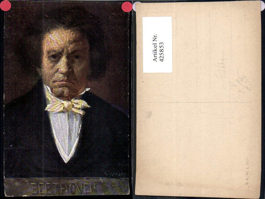 425853,Künstler Ak Eichhorn Beethoven Komponist pub B.K.W.I. 874/4