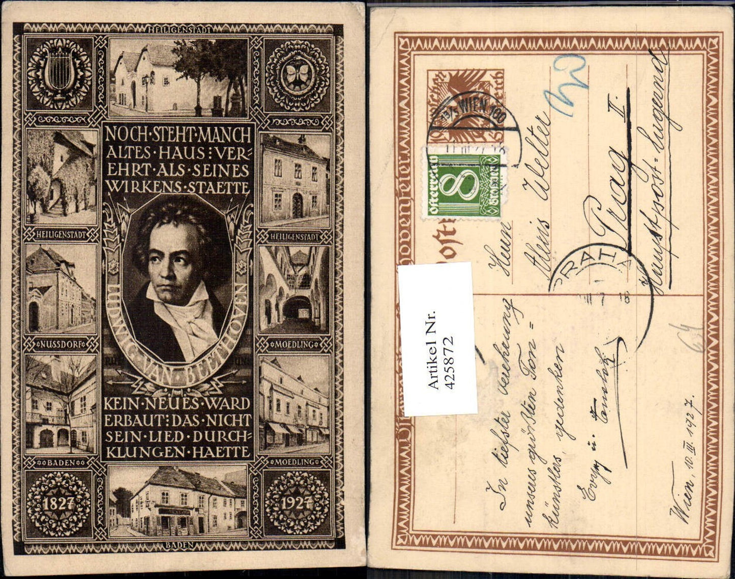 425872,Ludwig van Beethoven Komponist Baden Heiligenstadt Nussdorf Wirkungsstätten