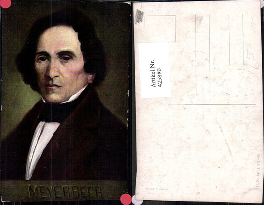 425880,Künstler Ak Giacomo Meyerbeer Komponist pub B.K.W.I. 874/32