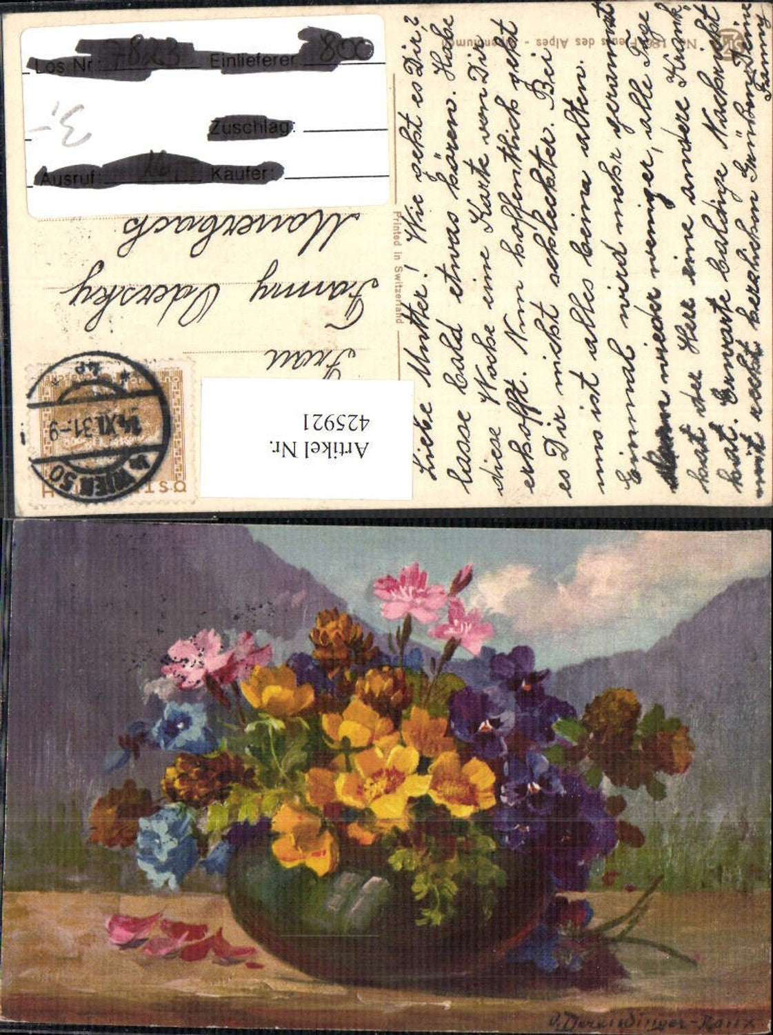 Alte Ansichtskarte – Old Postcard