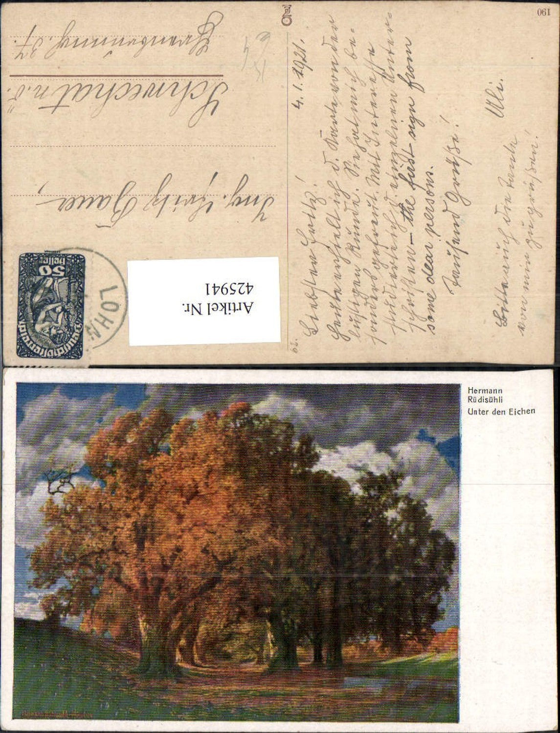 Alte Ansichtskarte – Old Postcard