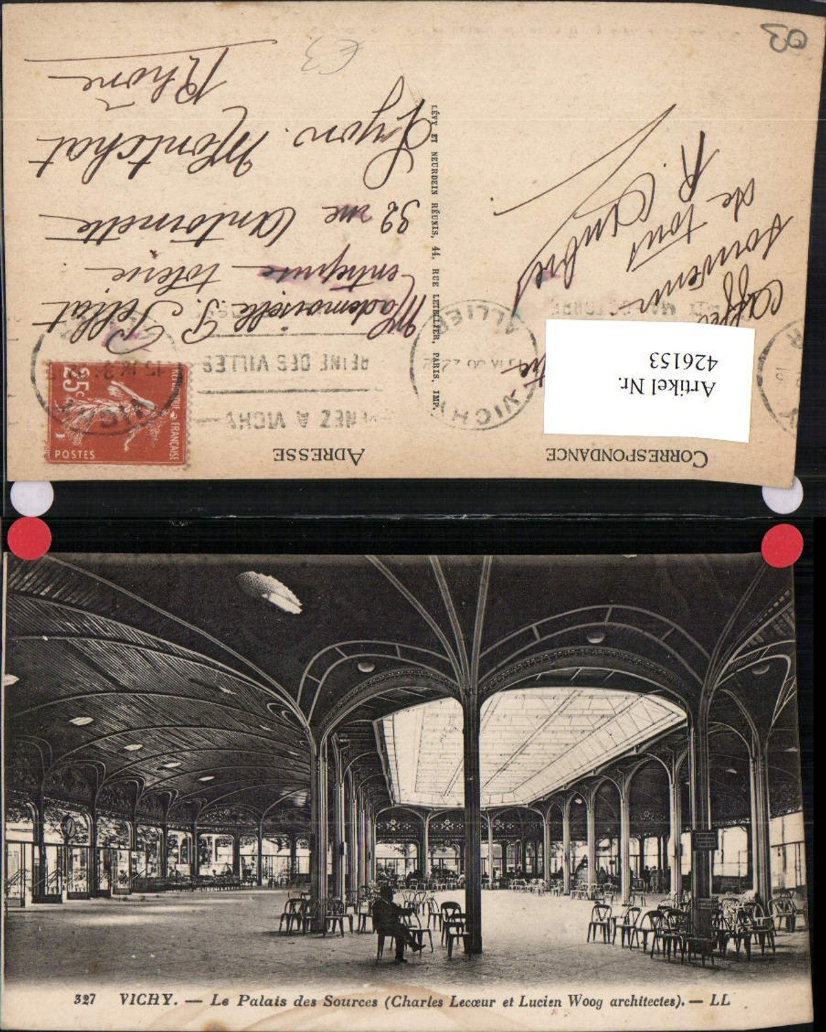 426153,Auvergne Allier Vichy Le Palais des Sources Innenansicht