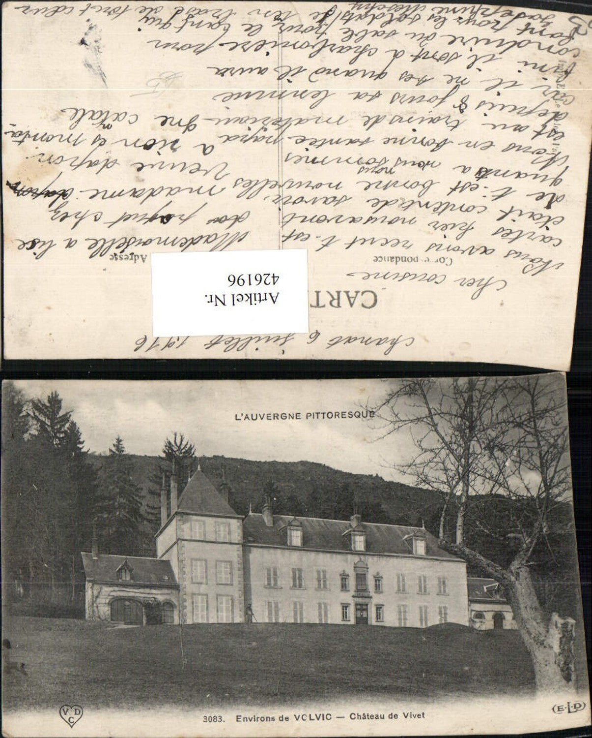 426196,Auvergne Puy-de-Dome Volvic Chateau de Vivet Schloss