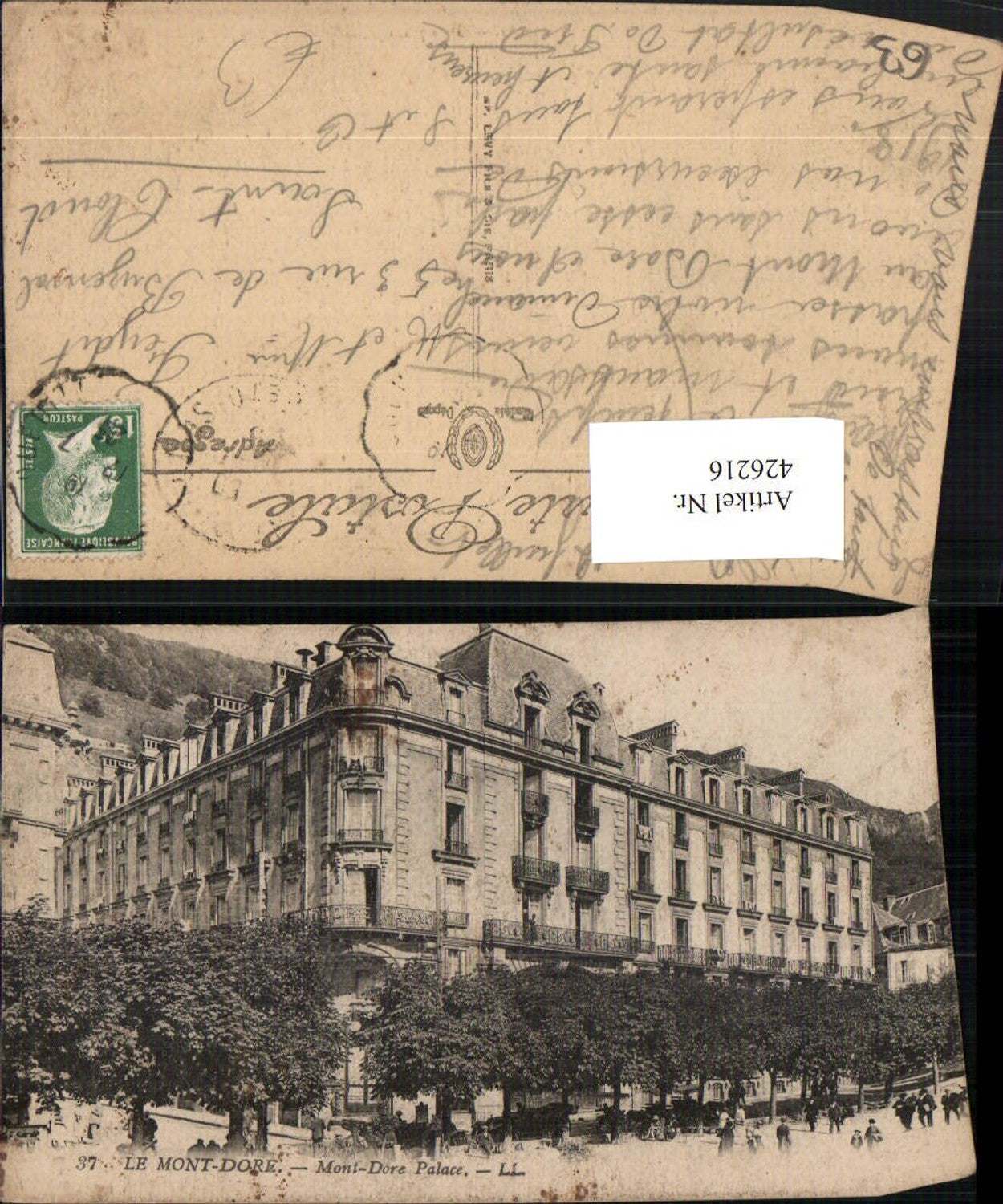 426216,Auvergne Puy-de-Dome Mont-Dore Palace Gebäude