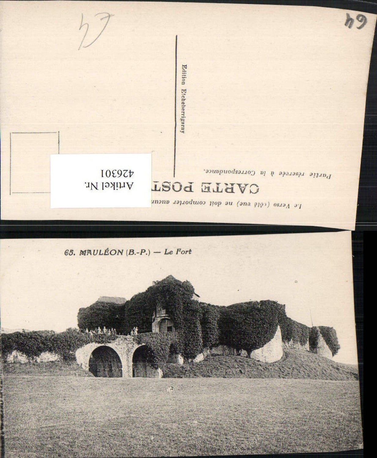 426301,Aquitanien Pyrenees-Atlantiques Mauleon Le Fort Festung