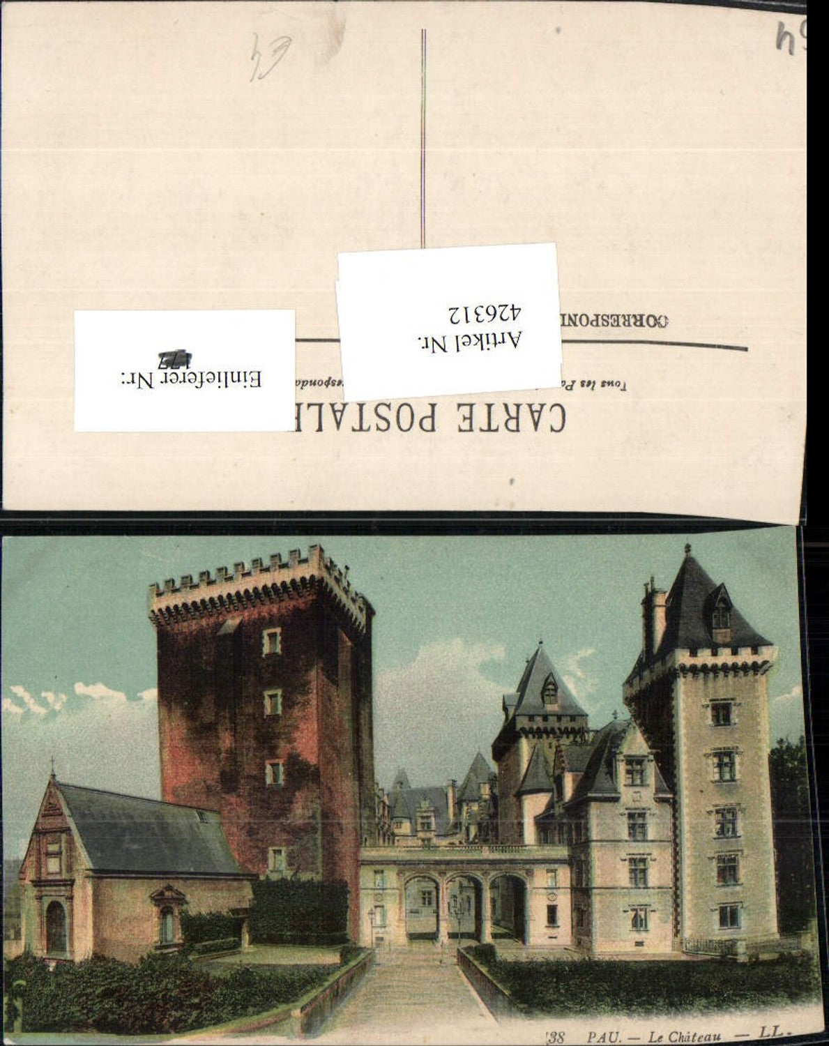 426312,Aquitanien Pyrenees-Atlantiques Pau Le Chateau Schloss Turm