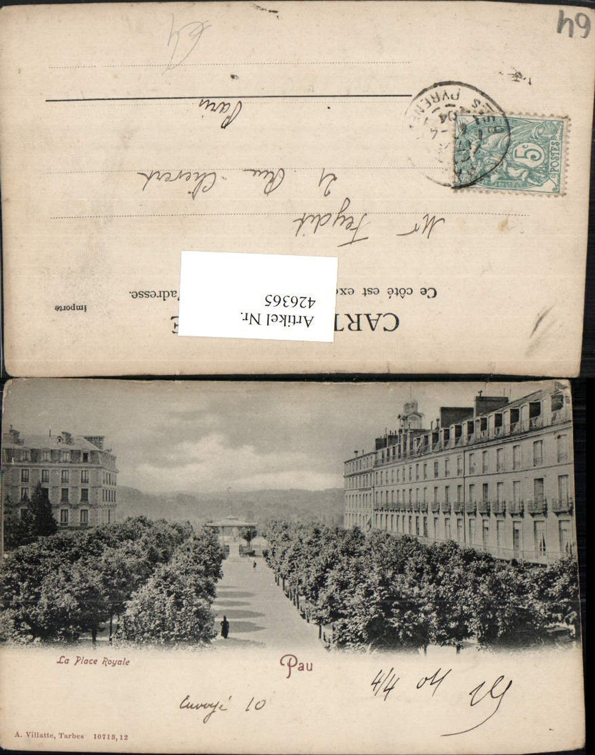 426365,Aquitanien Pyrenees-Atlantiques Pau La Place Royale Platz