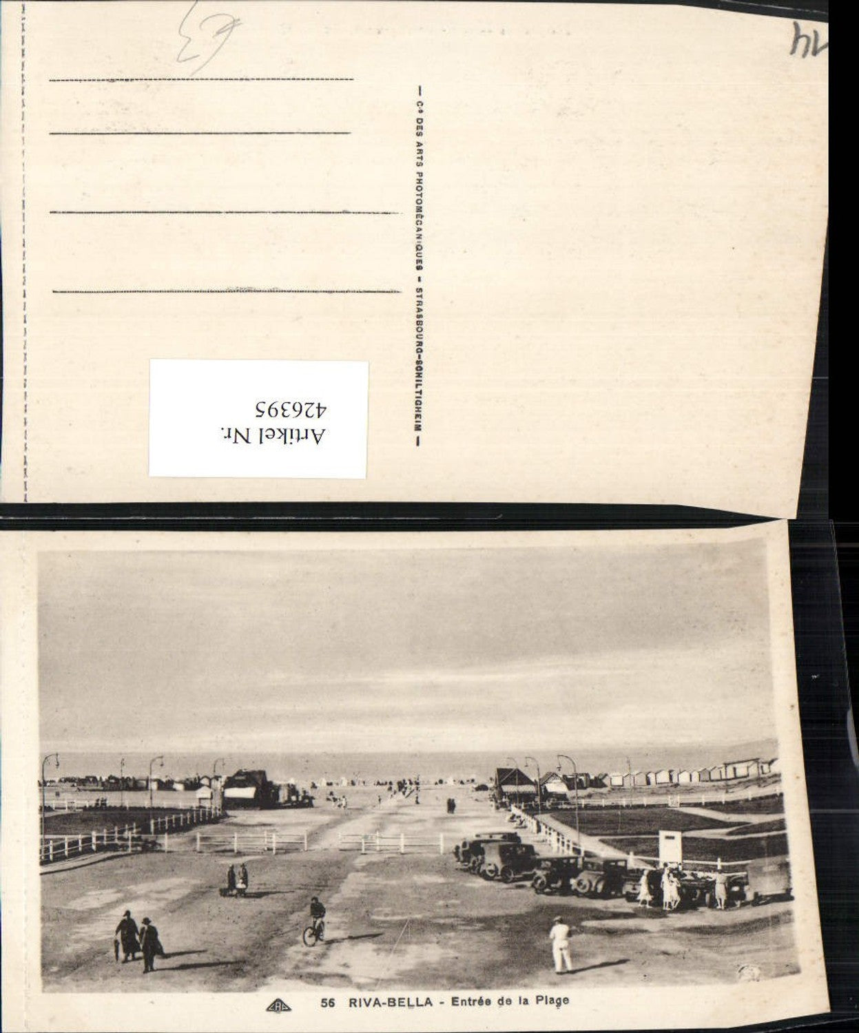 426395,Lower Normandy Calvados Riva-Bella Entree de la Plage beach