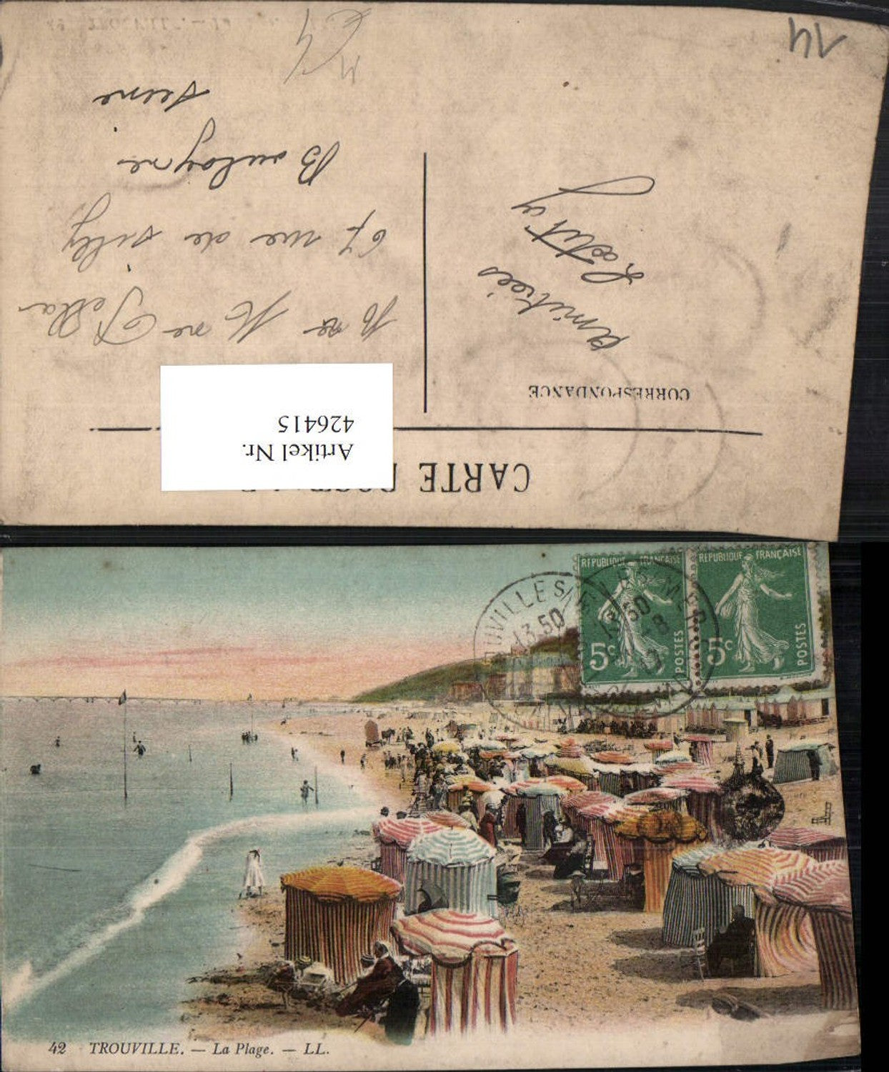 426415,Basse-Normandie Calvados Trouville La Plage Strand Strandleben