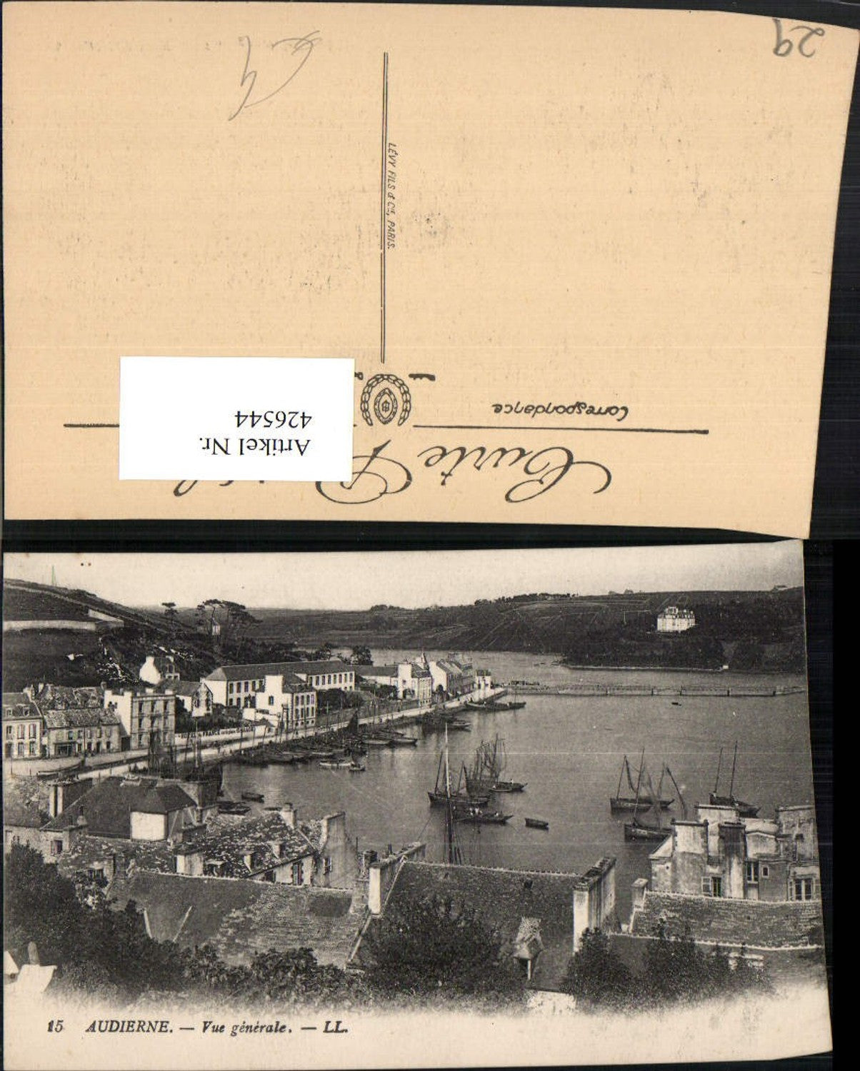 426544,Bretagne Finistere Audierne Vue generale Teilansicht Hafen