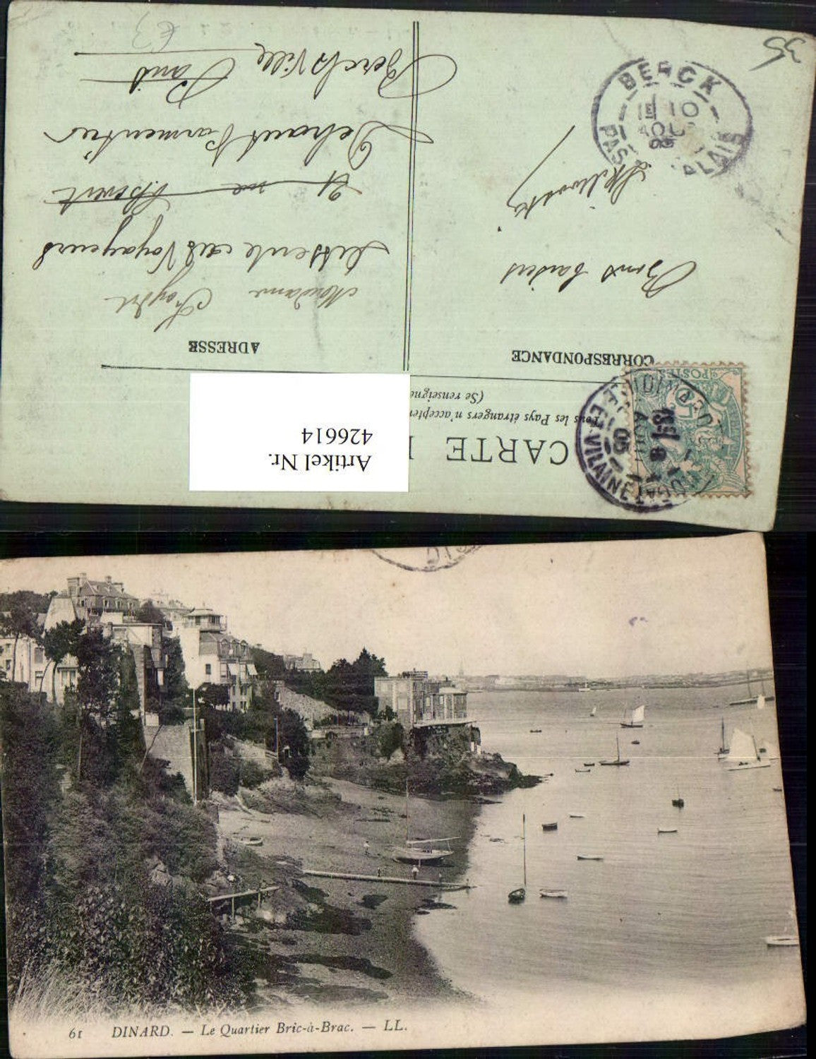 426614,Bretagne Ille-et-Vilaine Dinard Le Quartier Bric-a-Brac Küste