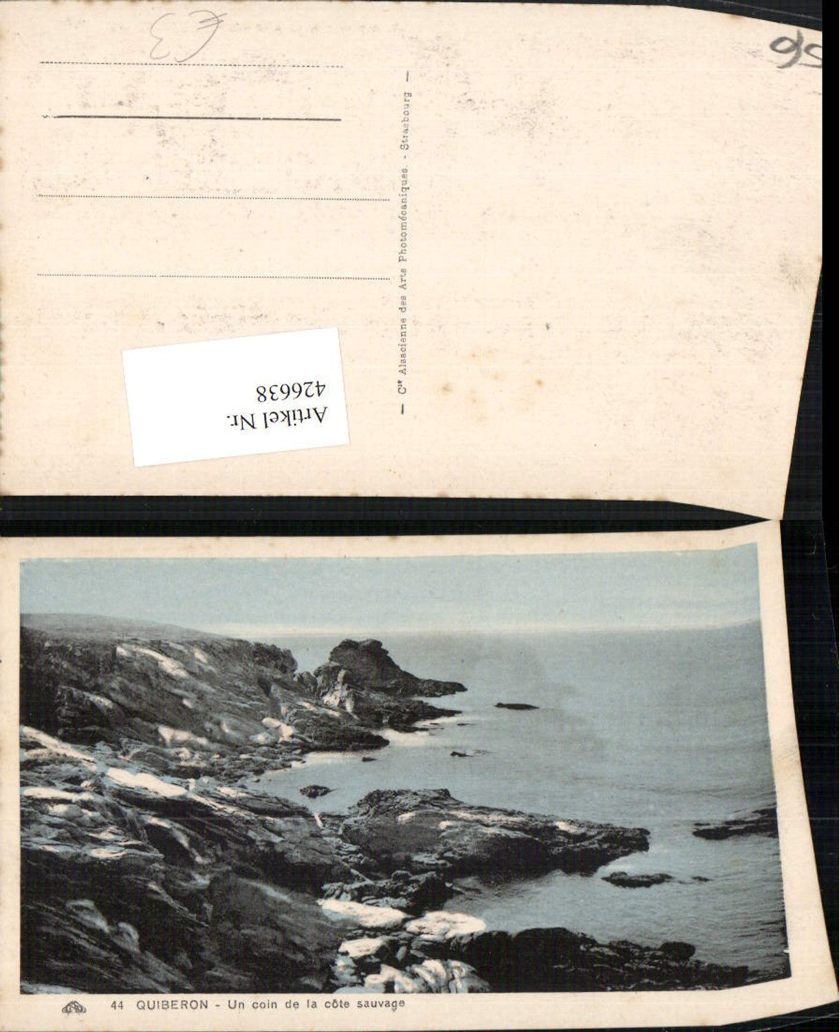 426638,Bretagne Morbihan Quiberon Un coin de la cote sauvage Küste