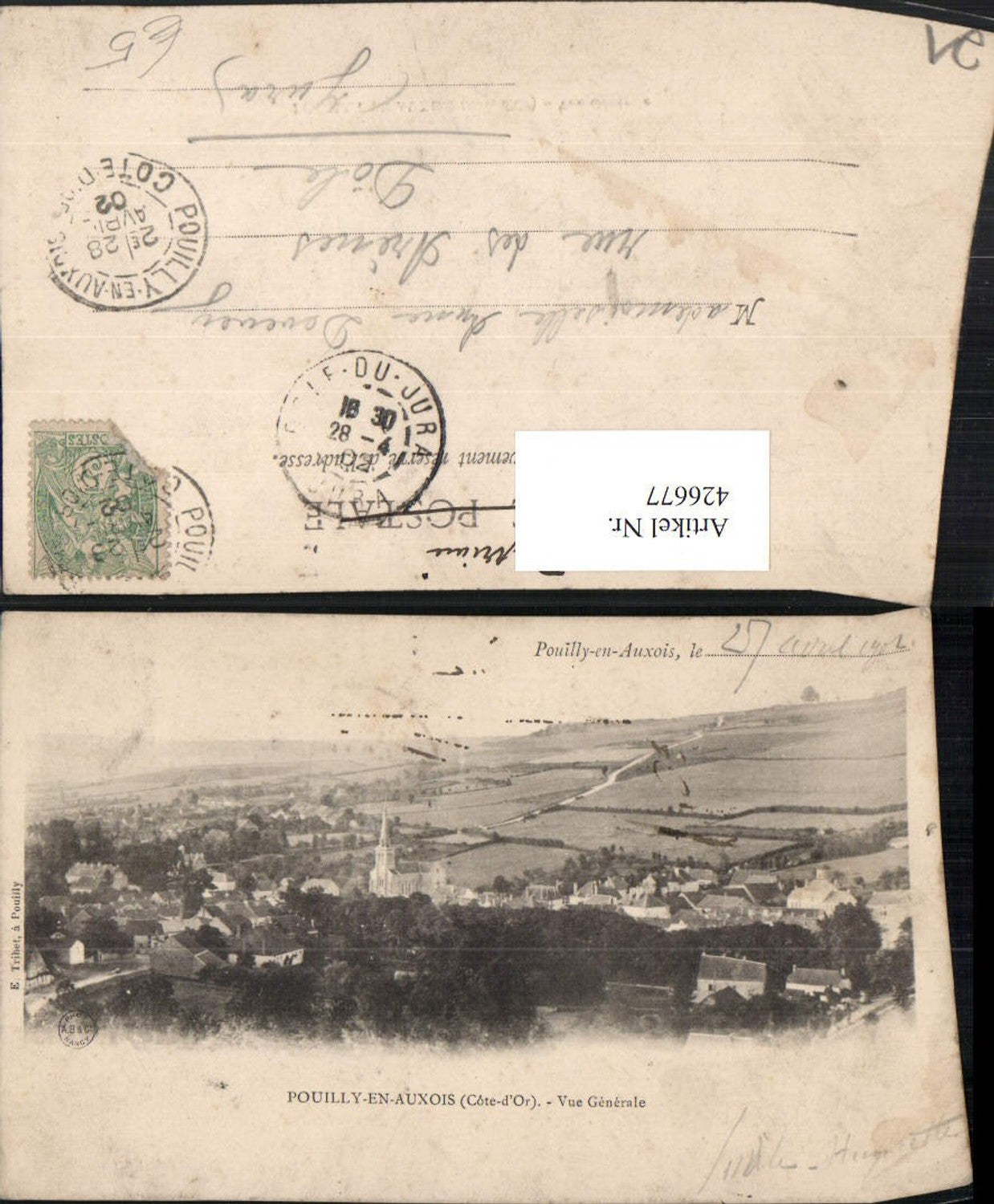 426677,Burgund Cote-Or Pouilly-en-Auxois Vue Generale Totale