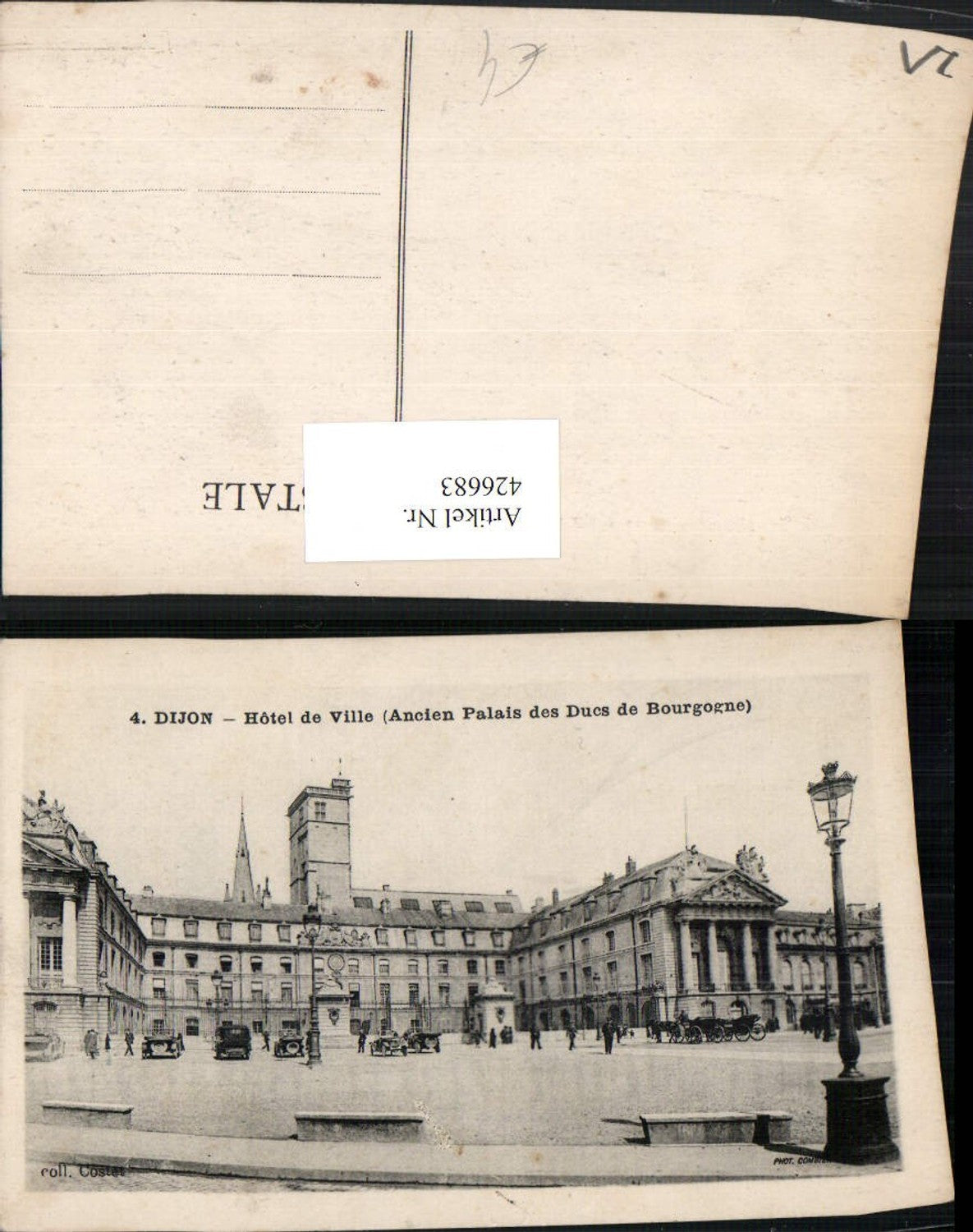 426683,Burgund Cote-Or Dijon Hotel de Ville Rathaus