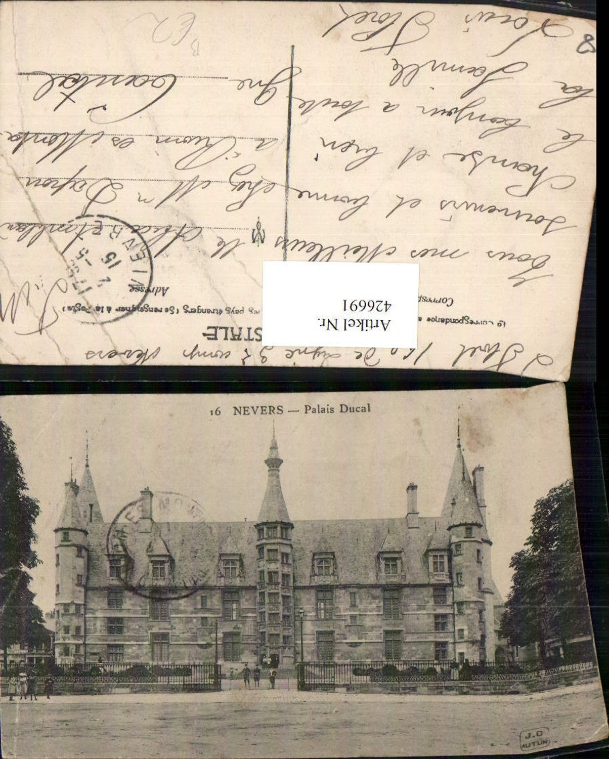 426691,Burgund Nievre Nevers Palais Ducal Palast