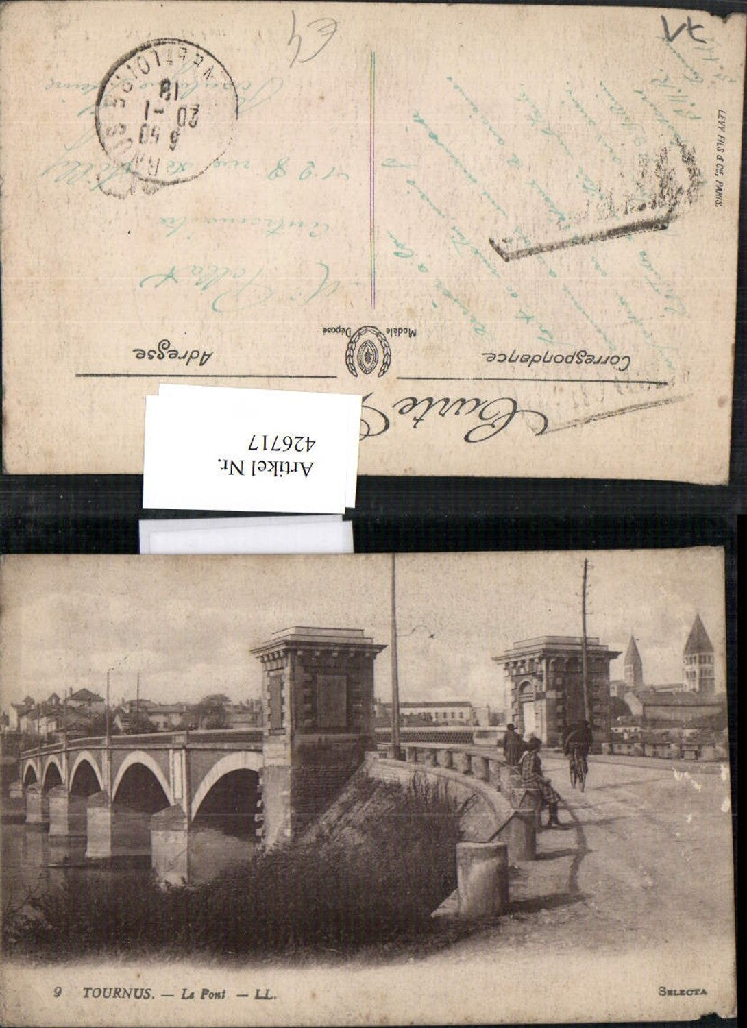 426717,Burgundy Saone-et-Loire Tournus Le Pont Bridge