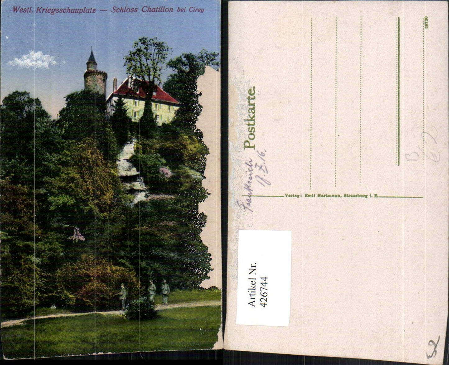 426744,Champagne-Ardenne Haute-Marne Schloss Chatillon bei Cirey