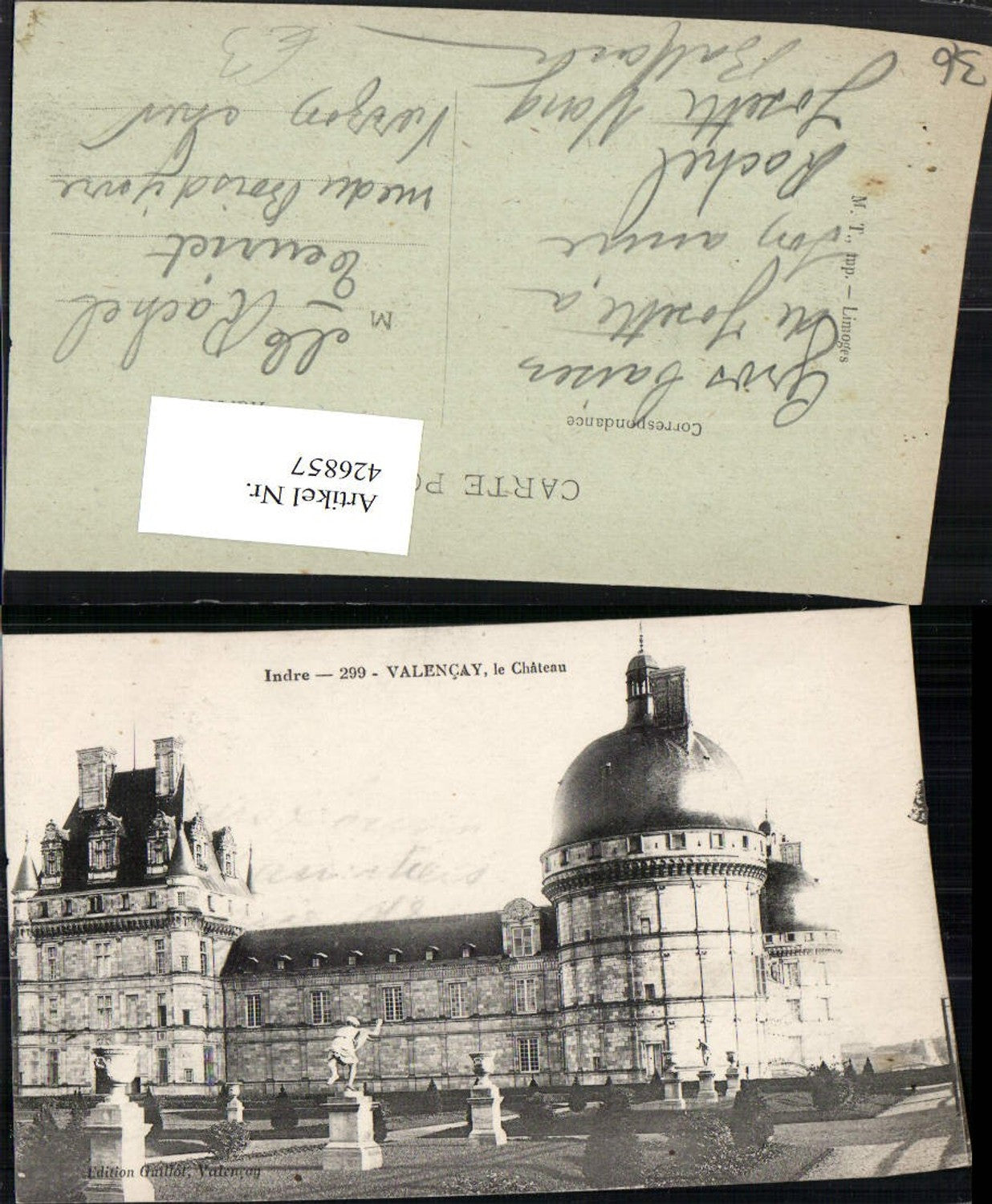 426857,Centre Indre Valencay Le Chateau Castle