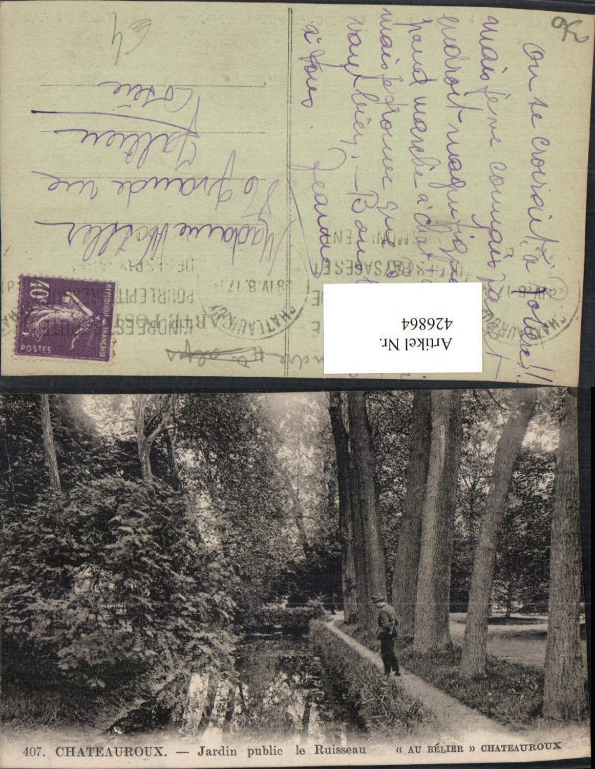 426864,Centre Indre Chateauroux Jardin public le Ruisseau Park