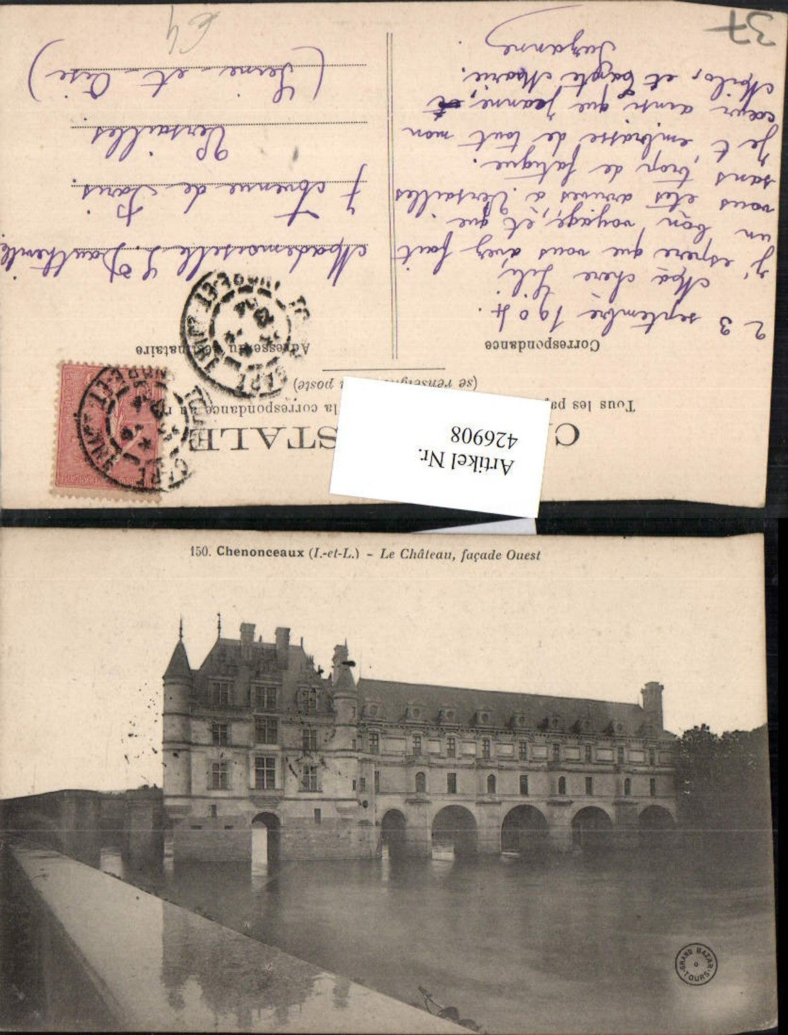 426908,Centre Indre-et-Loire Chenonceaux Le Chateau Schloss