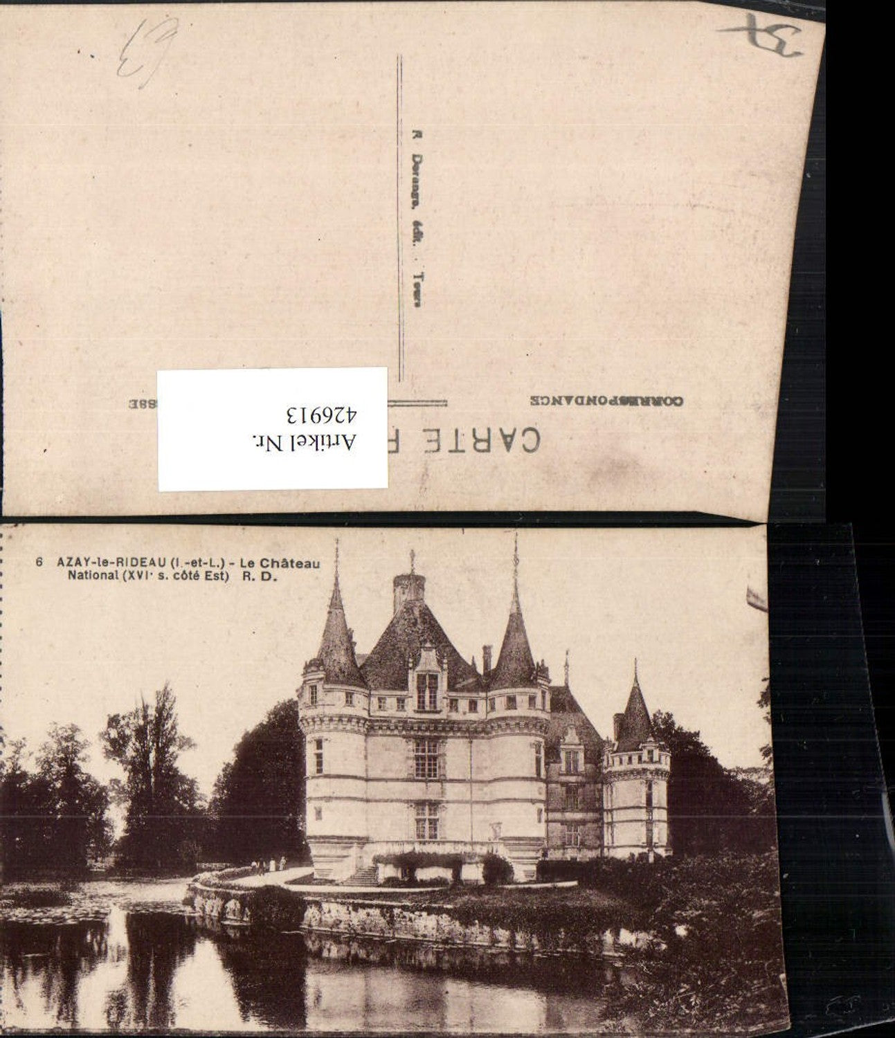 426913,Centre Indre-et-Loire Azay-le-Rideau Le Chateau National Schloss