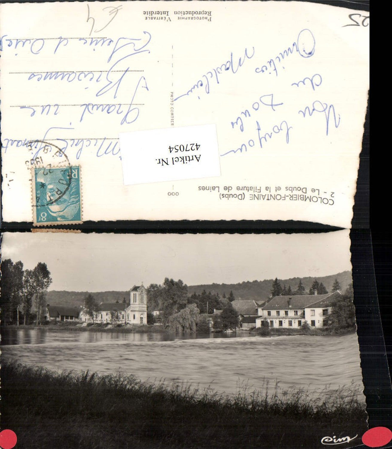427054,Franche-Comte Doubs Colombier-Fontaine Le Doubs et la Filature de Laines Wehr