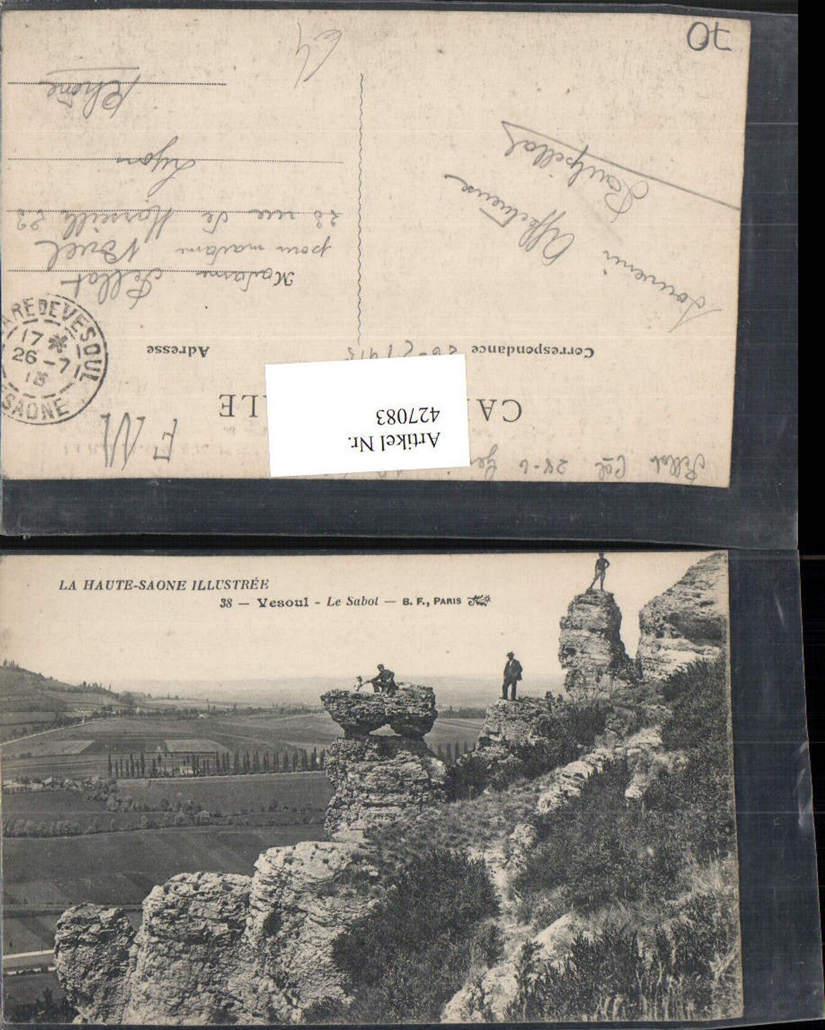 427083,Franche-Comte Haute-Saone Vesoul Le Sabot Felsen