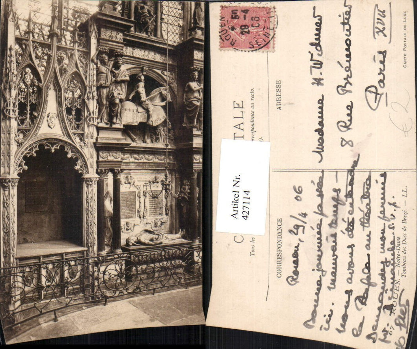 427114,Haute-Normandie Seine-Maritime Rouen Notre-Dame Tombeau des Ducs de Breze Tomb