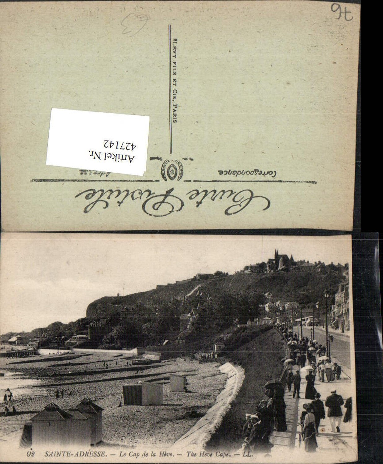 427142,Haute-Normandie Seine-Maritime Sainte-Adresse Le Cap de la Heve Küste