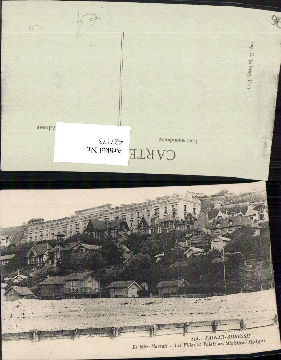 427173,Haute-Normandie Seine-Maritime Sainte-Adresse Nice-Havrais Villas et Palais