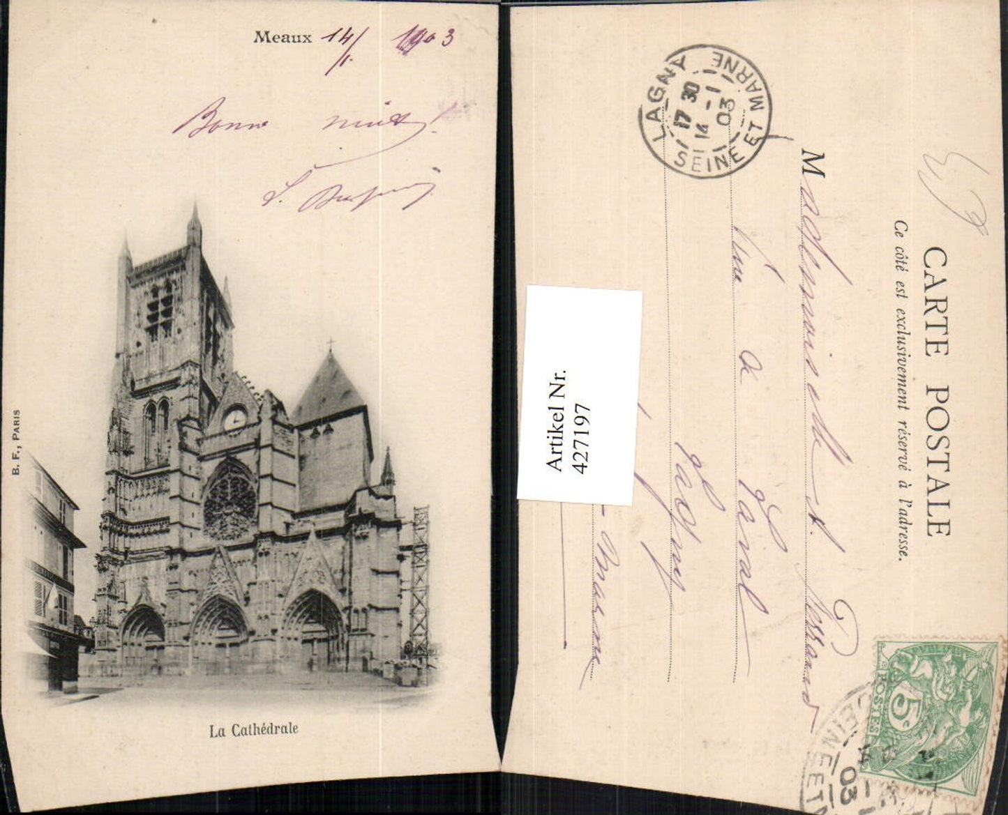 427197,Ile-de-France Seine-et-Marne Meaux La Cathedrale Kirche