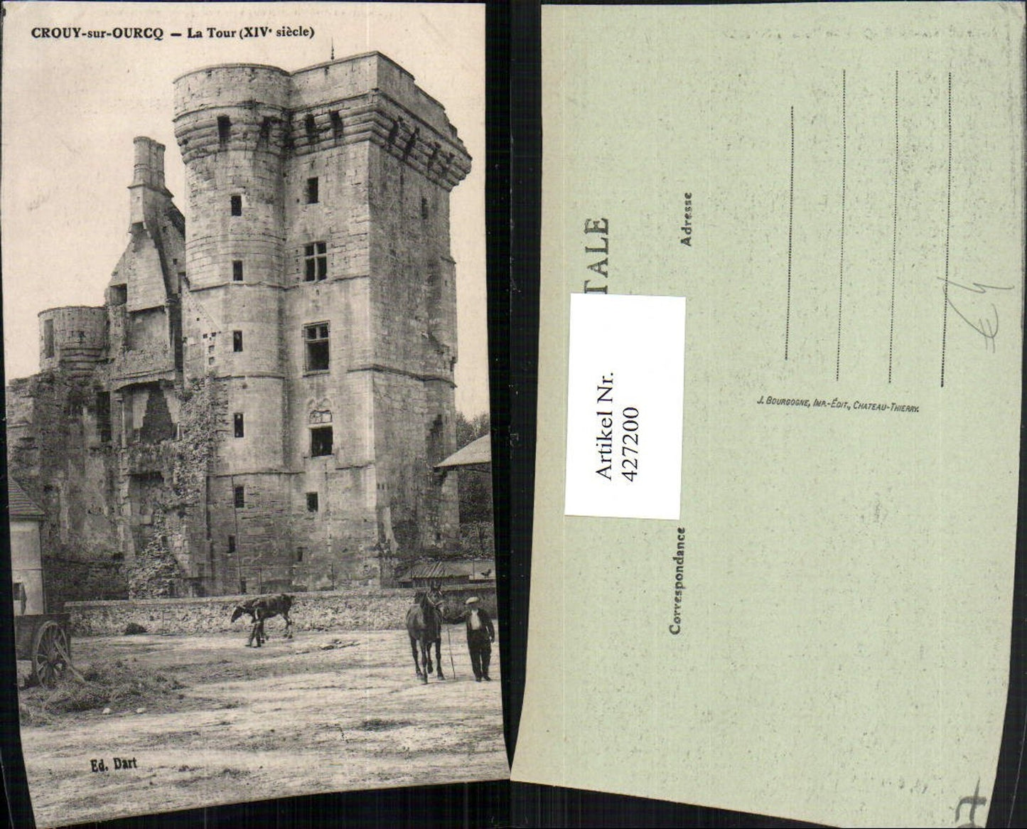 427200,Ile-de-France Seine-et-Marne Crouy-sur-Ourco La Tour Turm