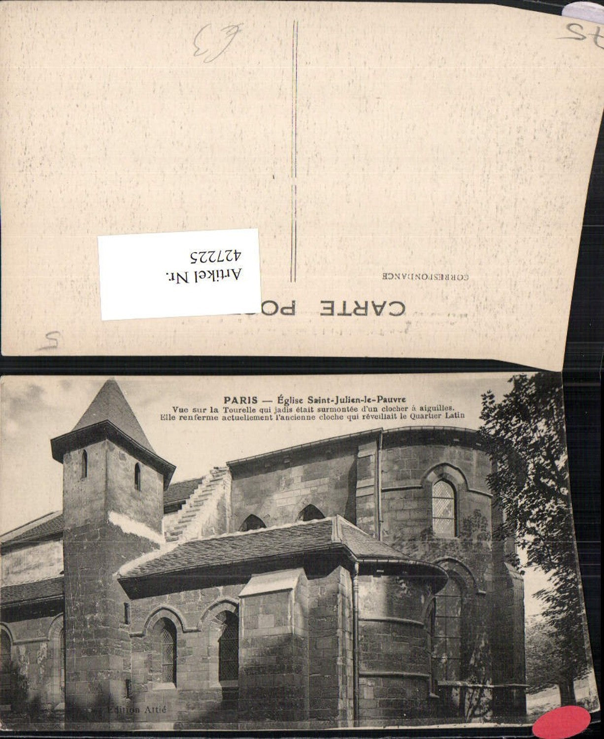 427225,Ile-de-France Paris Eglise Saint-Julien-le-Pauvre Kirche