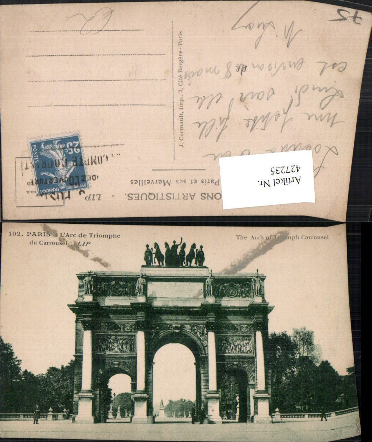 427235,Ile-de-France Paris Arc de Triomphe Triumphbogen Torbogen