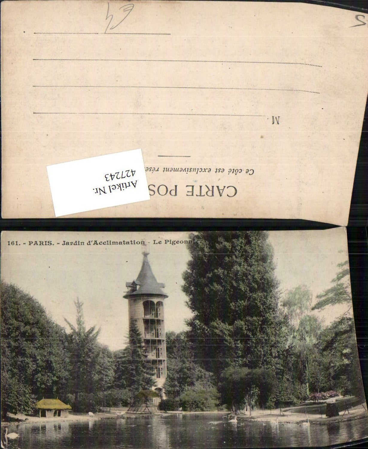 427243,Ile-de-France Paris Jardin Acclimatation Le Pigeonnier Taubenschlag Turm
