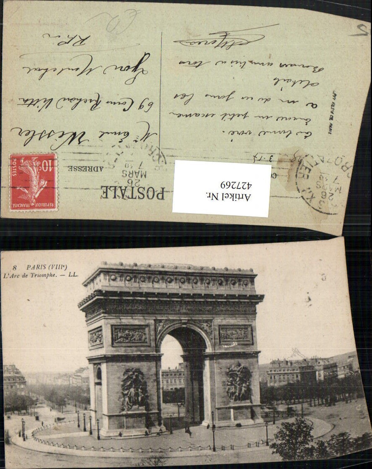 427269,Ile-de-France Paris Arc de Triomphe Triumphbogen