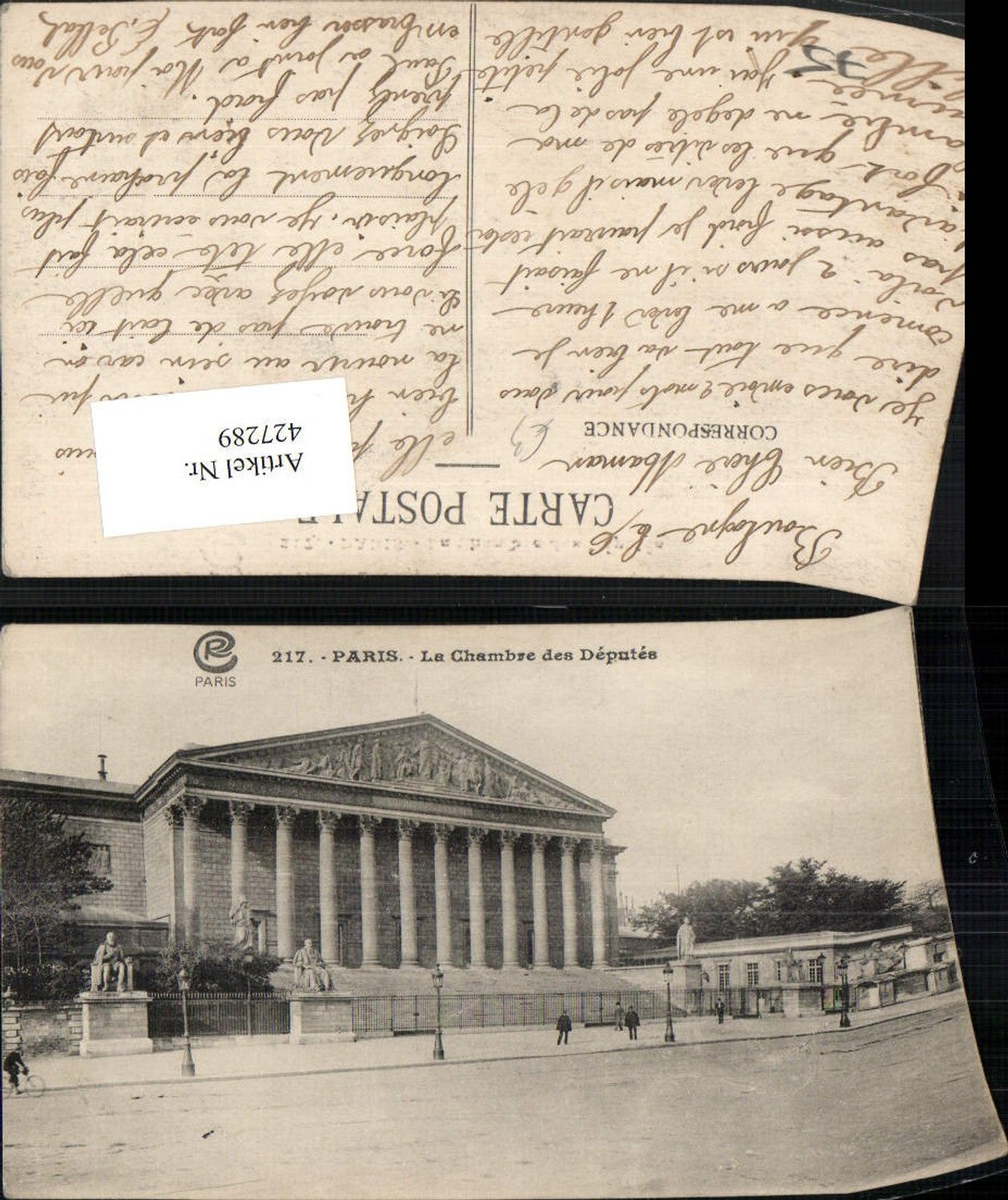 427289,Ile-de-France Paris La Chambre des Deputes Gebäude