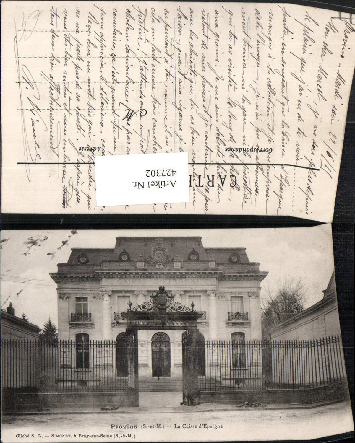 427302,Ile-de-France Seine-et-Marne Provins La Caisse d'Epargne building