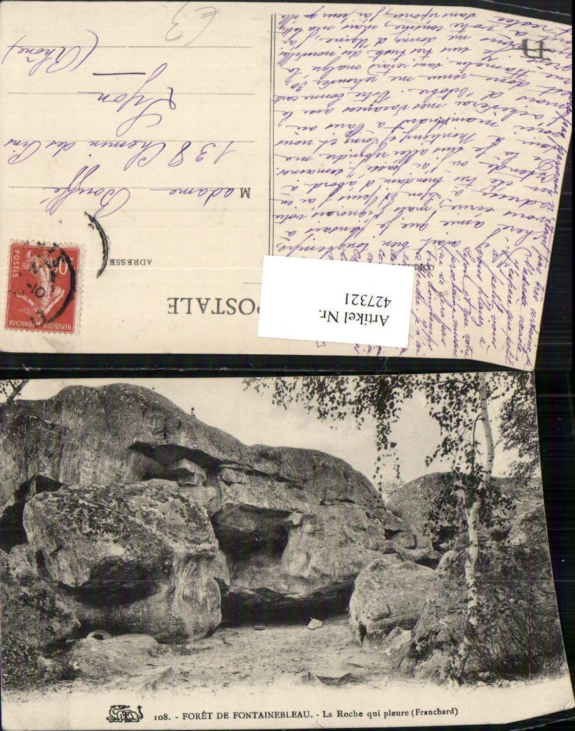 427321,Ile-de-France Seine-et-Marne Foret de Fontainebleau La Roche Felsen
