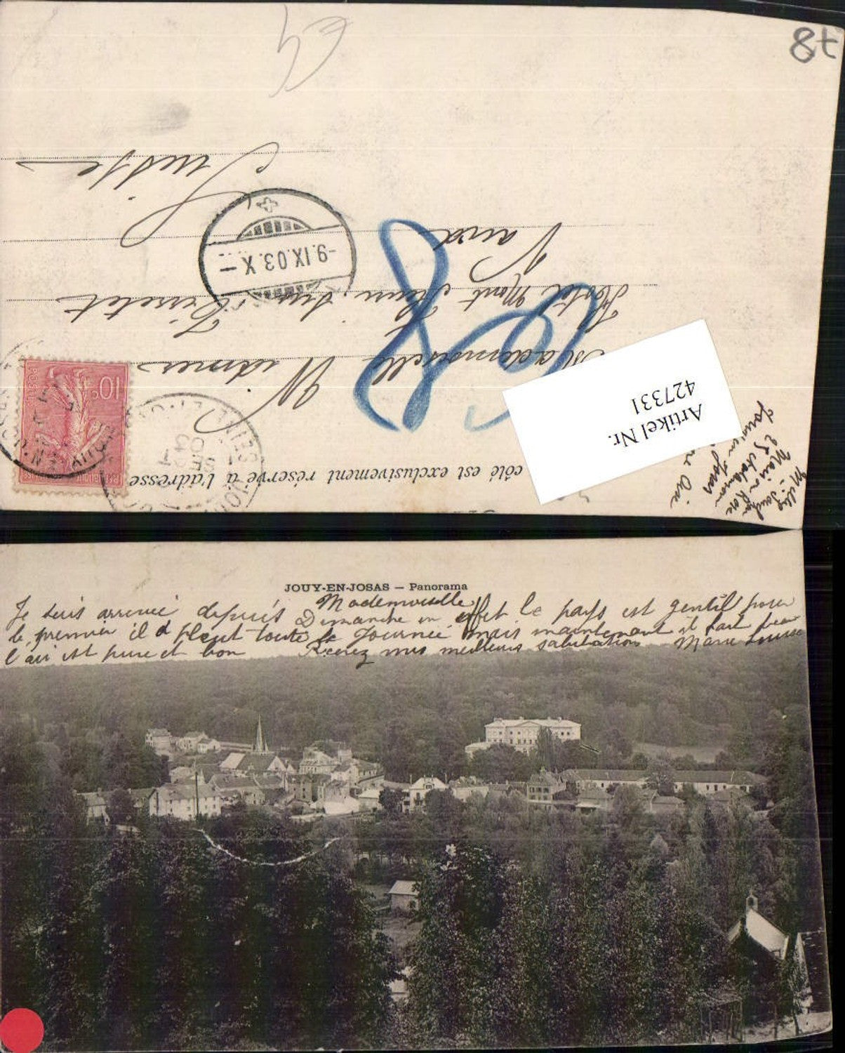 427331,Ile-de-France Yvelines Jouy-en-Josas Panorama Totale