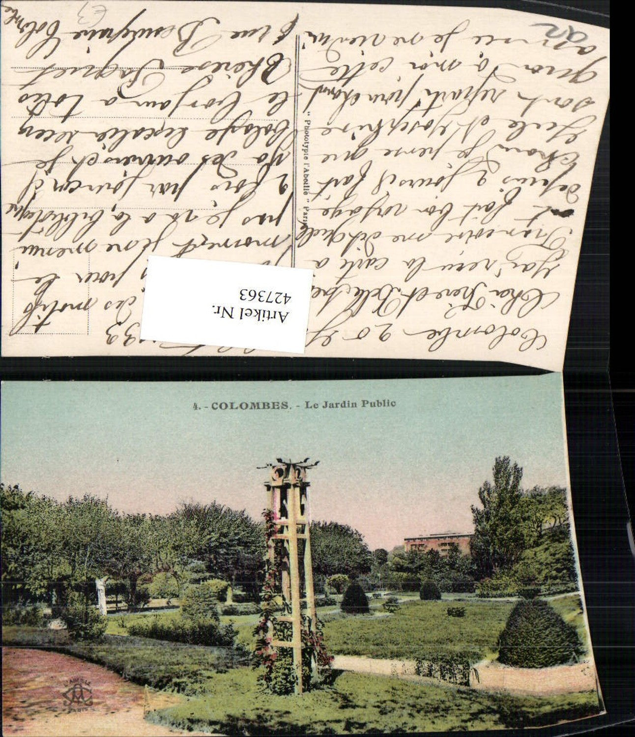 427363,Ile-de-France Hauts-de-Seine Colombes Le Jardin Public Park