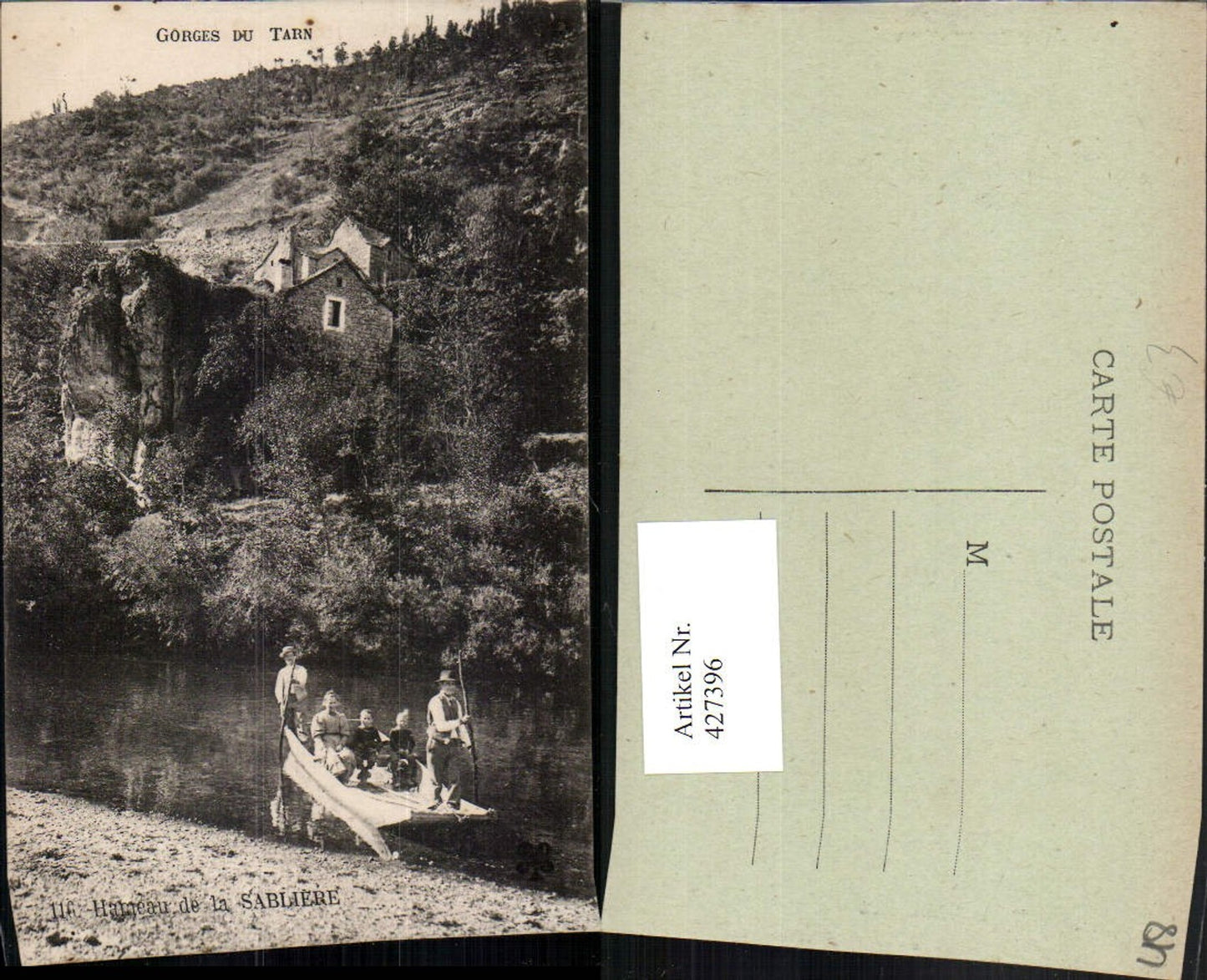 427396,Languedoc-Roussillon Lozere Gorges du Tarn Hameau de la Sabliere Haus Zille