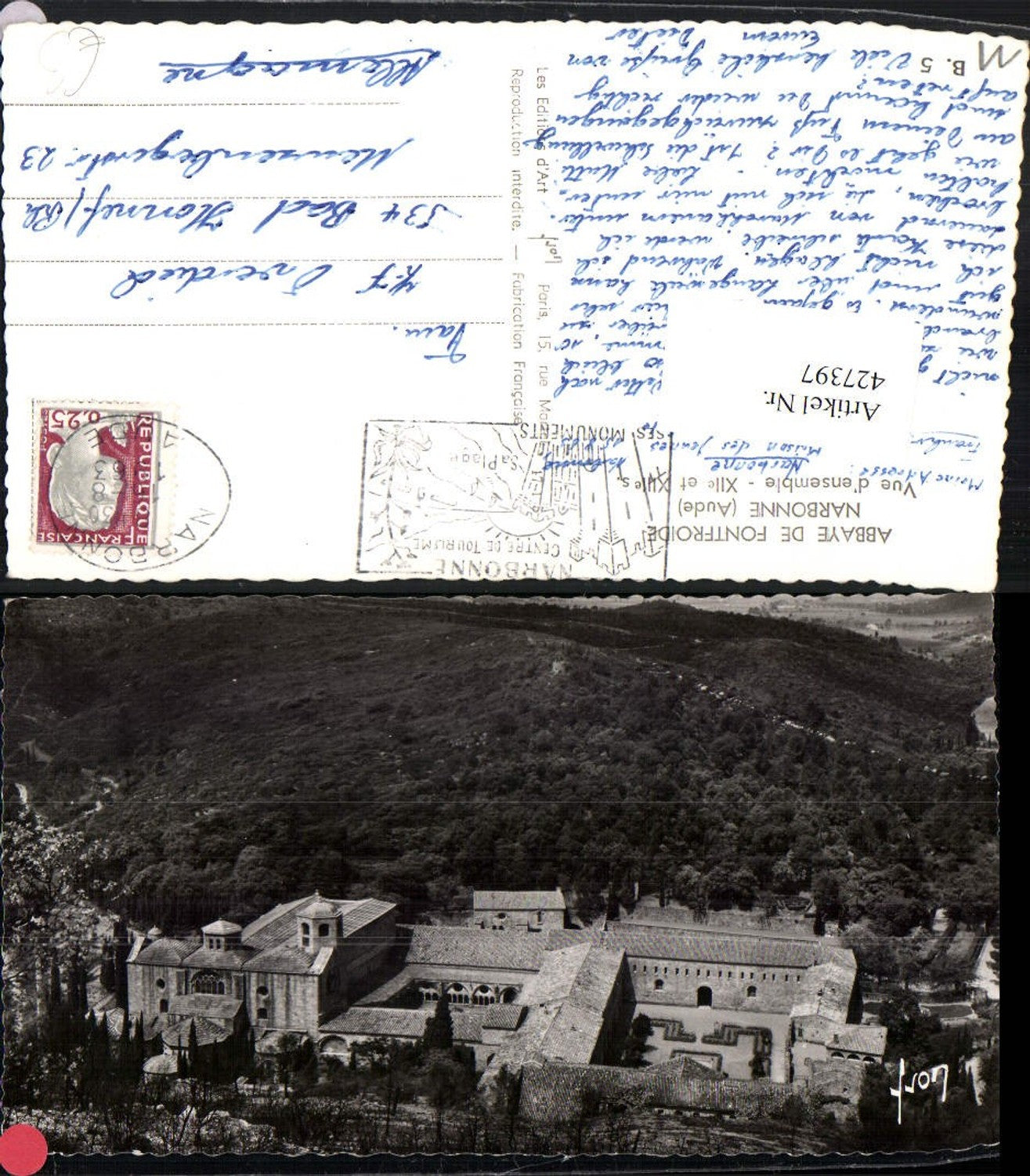 427397,Languedoc-Roussillon Aude Abbaye de Fontfroide Narbonne Kloster